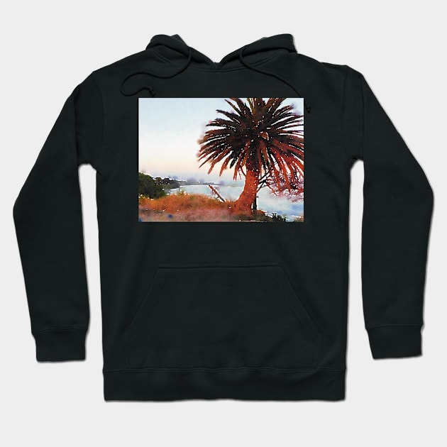 Sunset by the Beach Hoodie by Griffelkinn